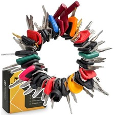 70 Heavy Equipment Keys Master Set, Machine Keys for Cat Caterpillar John De...