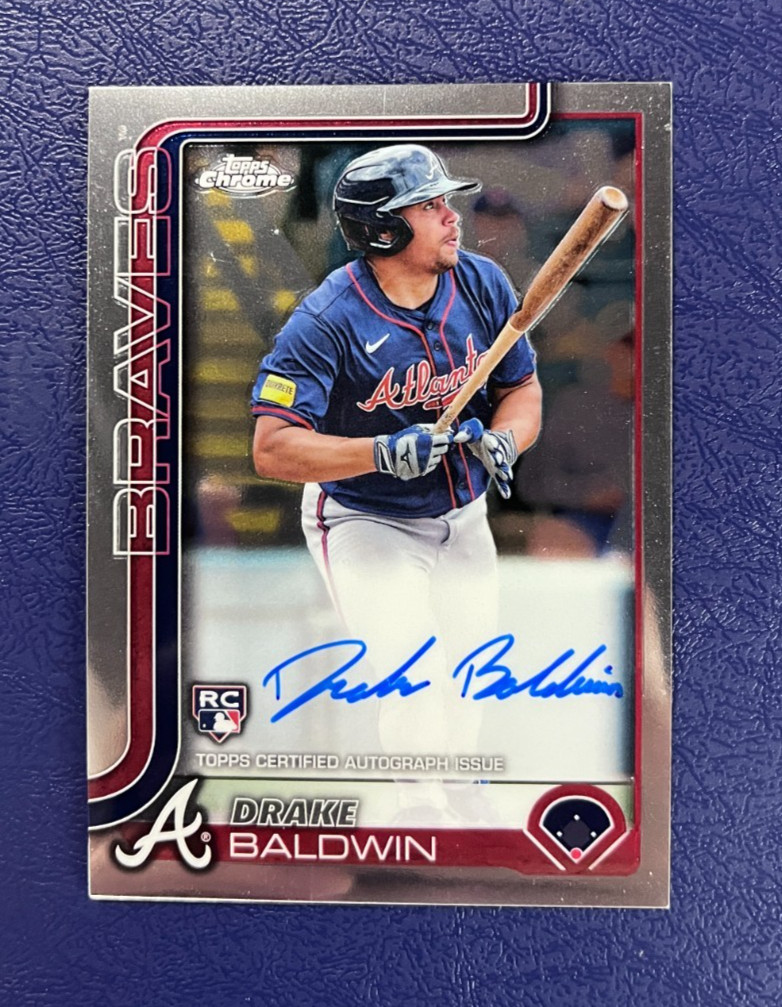 2025 Topps Chrome Rookie Drake Baldwin #RA-DBA Auto RC