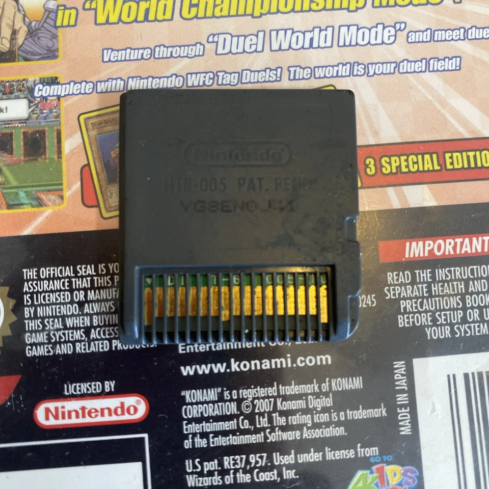 Yu-Gi-Oh World Championship 2008 Nintendo DS no manual or cards - Image 3 of 4