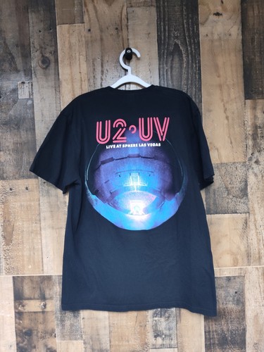 U2 Atomic City Las Vegas 2023 Tee – Double-Sided Graphic – Size L – Gildan - Picture 7 of 12