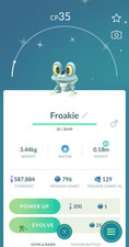 Shiny Froakie Pokemon Go