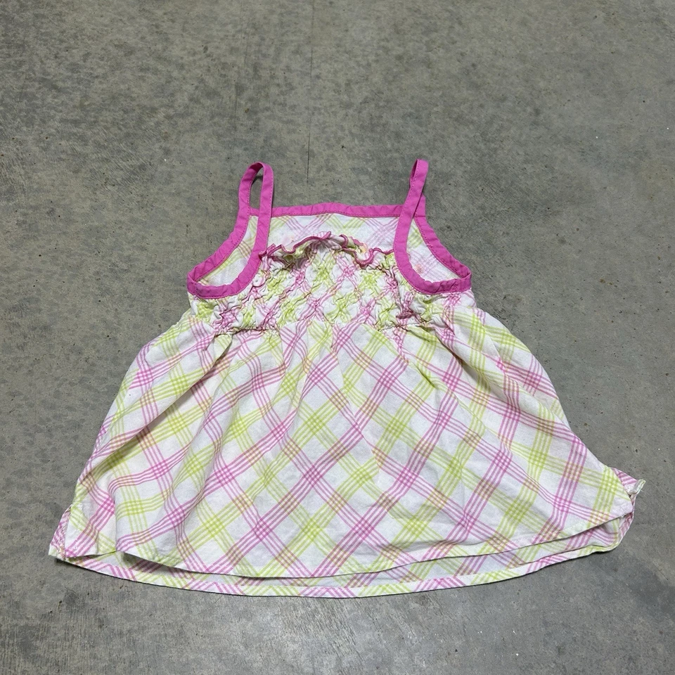 Vestido Corto Fresa Vintage Años 90 Y2K Rosa Niños Talla 5 Foto 3 de 4