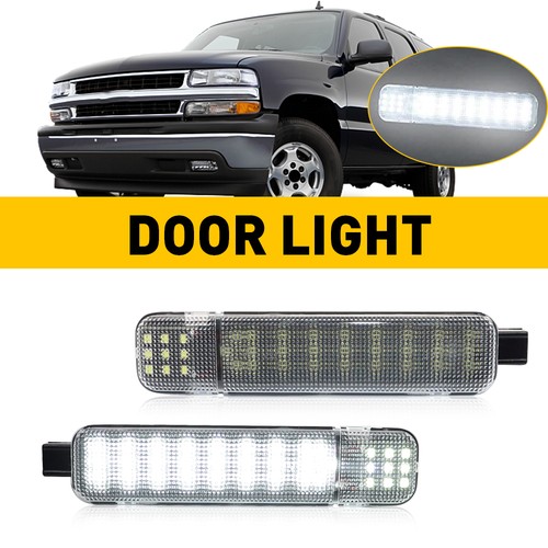 2x LED Interior Door Panel Courtesy White Light For Cadillac Escalade 1999-2006