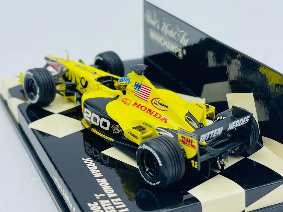 MINICHAMPS 400010112 JORDAN HONDA EJ11 J. Alesi 2001 1.43 - Photo 3/4