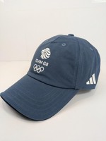 Adidas Team GB Dad Cap - Olympic Logo Adjustable Baseball Hat - Navy