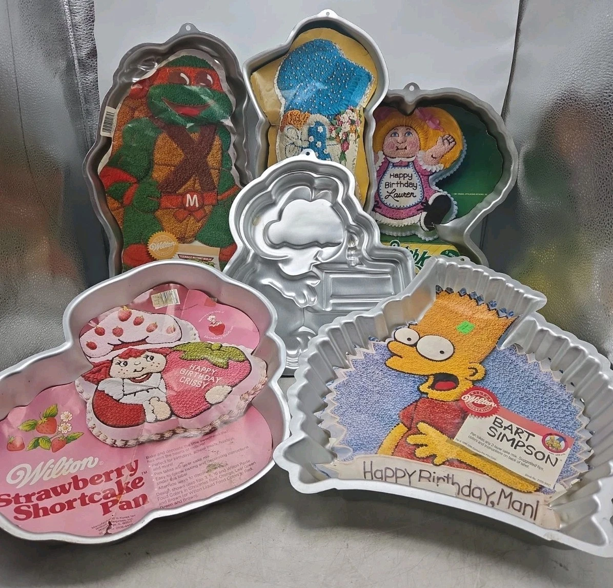 Wilton Cake Lot In Collectible Cake Pans for sale | eBay