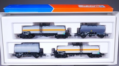 H0 DC Roco 44041 Kesselwagen-Set ''Bayer AG'' DB in OVP #NP_552