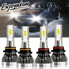 Car Front LED Headlight Bulb High&Low Beam Kit For Chevrolet Impala 2000-2005