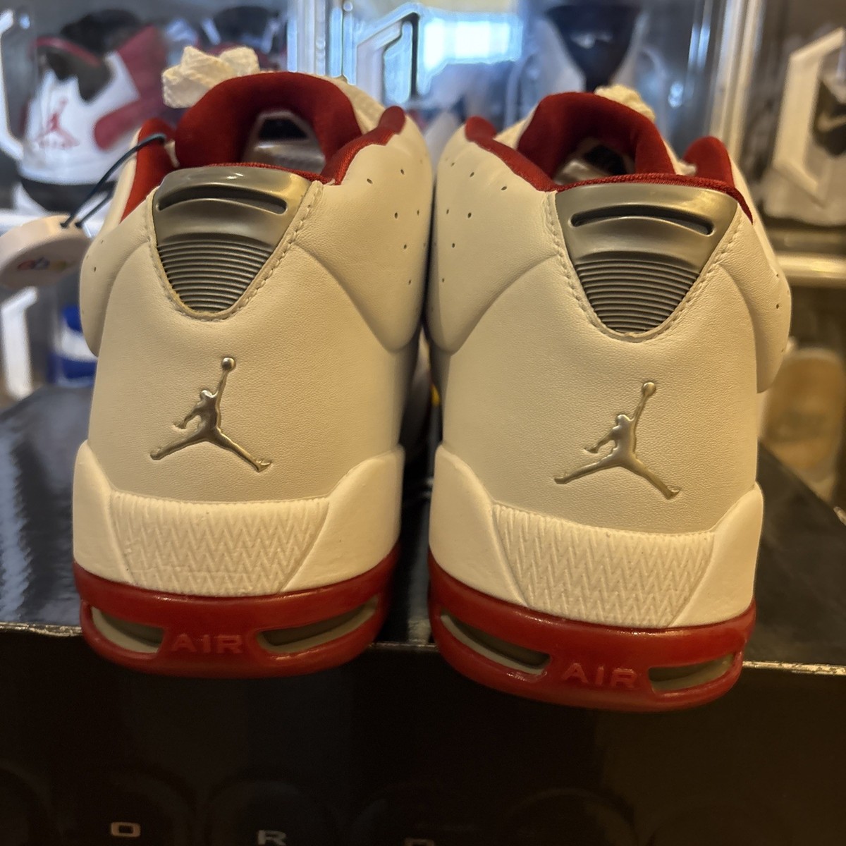 Jordan Melo M7 Size 9.5 Red/White Used Like New 414843-602 RARE With BOX Jordan Melo M7 White Black for Sale | Authenticity  main image 3