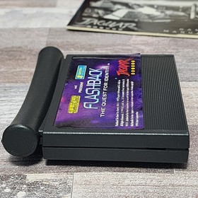 Flashback The Quest For Identity (Atari, Jaguar) Game, Manual, Box, & Tray