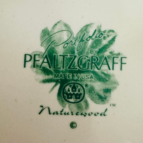 Pfaltzgraff Naturewood 5 Large Salad Soup Pasta Bowls & 5 Salad Lunch Plates - Picture 10 of 10