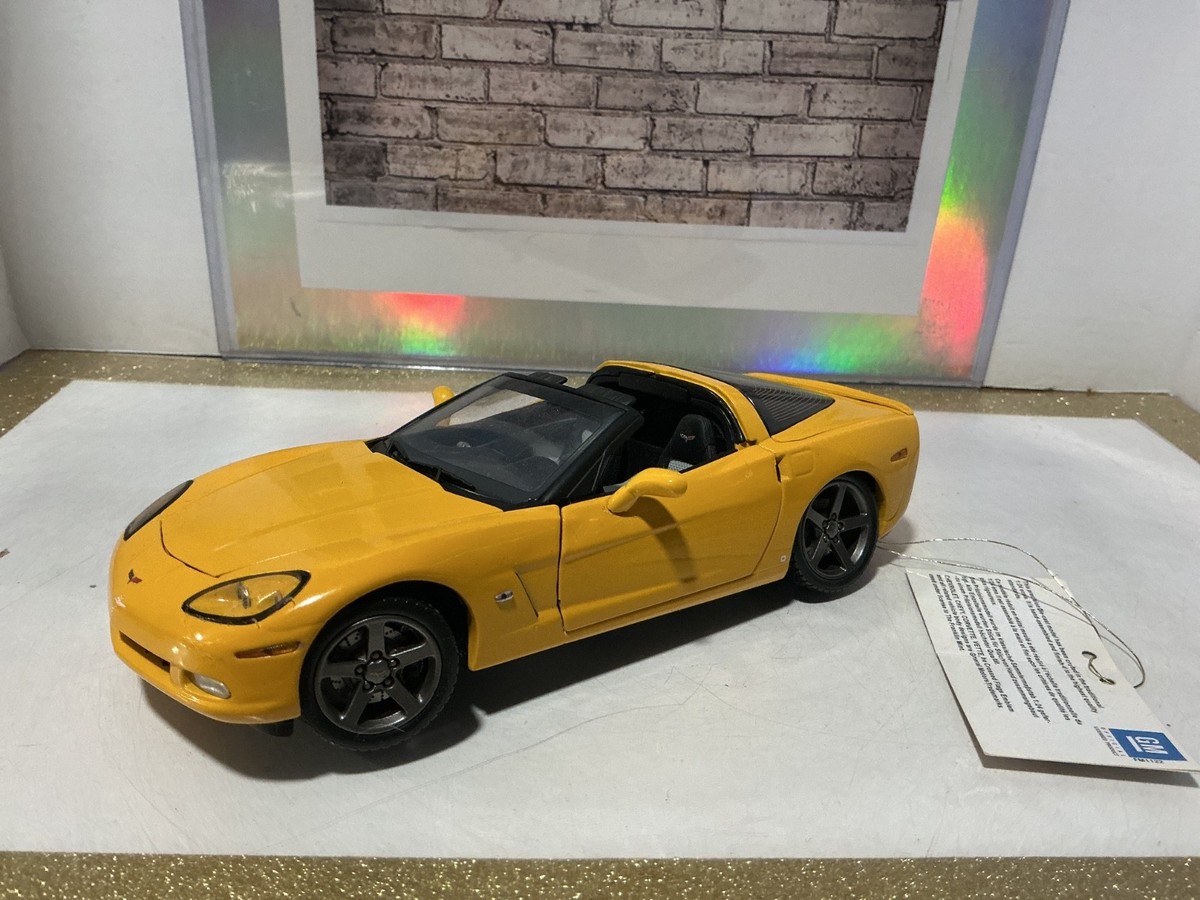 1/24 FRANKLIN MINT 2007 VICTORY EDITION CORVETTE C6 [MISSING TIRE