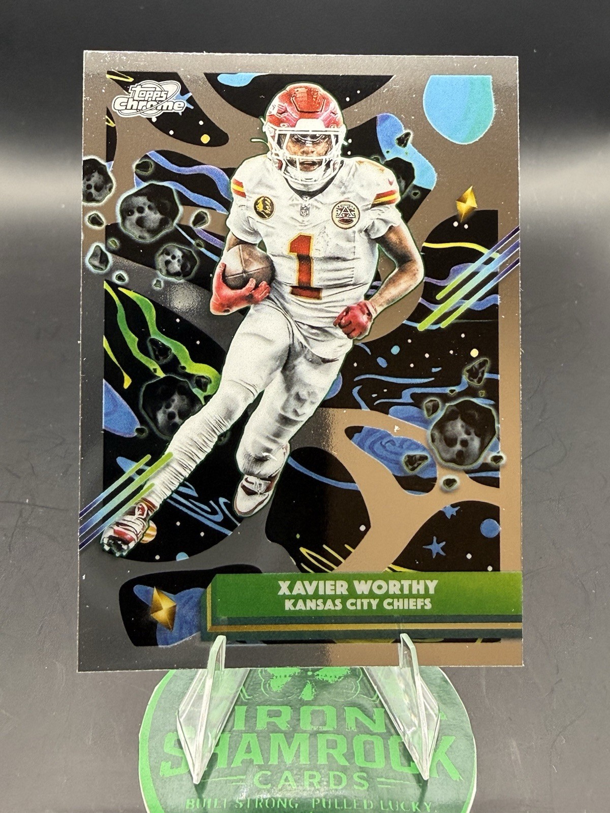 Cosmic Chrome Xavier Worthy - Kansas City Chiefs 