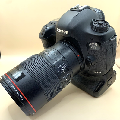 Canon EOS 5D Mark III SLR Camera w/ Macro Lens EF 100mm