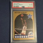 NBA Hoops 1990-91 All-Star Game Michael Jordan #5 Bulls PSA 6 Graded Card