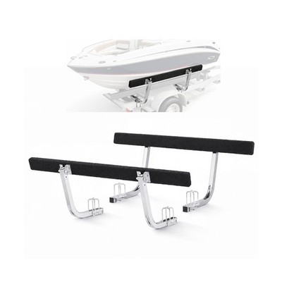 ALMULOO Adjustable Boat Trailer Guide Poles 40''-60'' with Black Protective Sle...