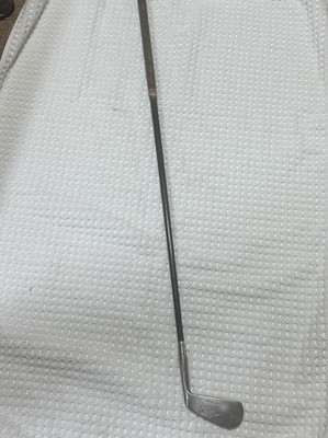 1929 MacGregor Apex Mid Mashie 3 . MAC-OID PAT. PEND.  FIRST YEAR STEEL. RARE.