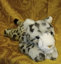 2020 FAO Schwarz Adopt A Wild Pal Endangered Snow Leopard Plush 15"