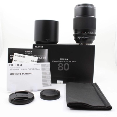 * OPEN BOX EXCELLENT * Fujifilm XF 80mm f/2.8 R LM OIS WR Macro Lens