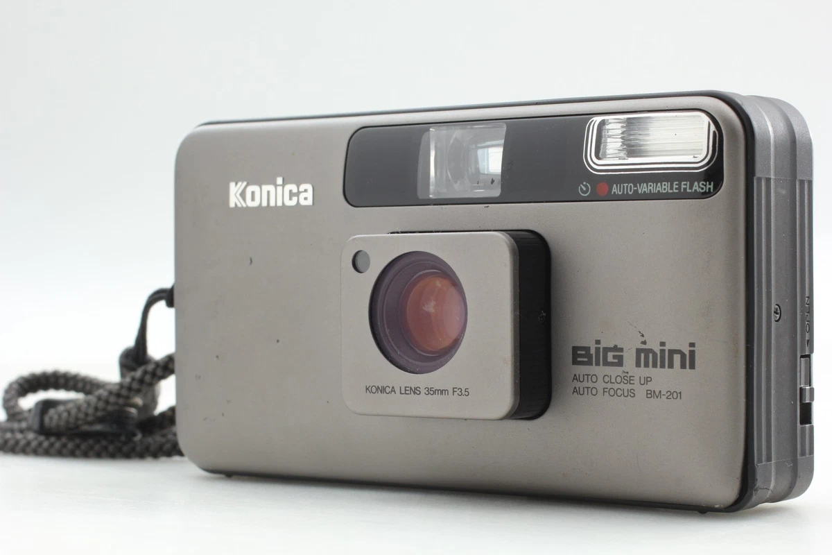 ◇美品◇ 美品 コニカ ビッグミニ BM-201 カバー/電池付き Konica
