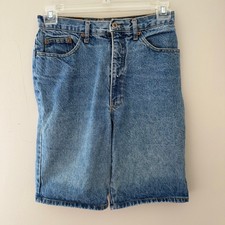 Vintage Action West Denim Jean Shorts High Waist Mom Shorts 90s Style