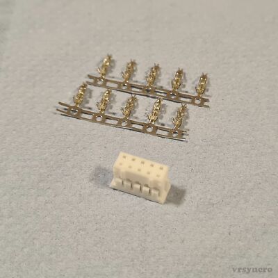 JST PHD 2X5P Buchsengehäuse 10-Pol Raster 2,0 mm PHDR-10VS Gehäuse mit Kontakten