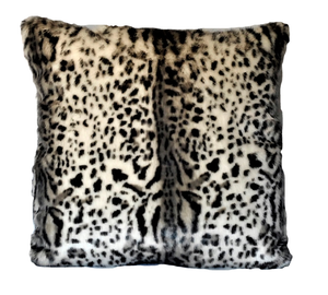 white leopard pillow