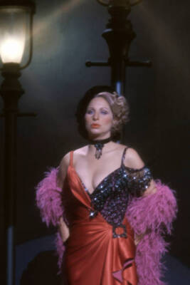 Barbra Streisand as Fanny Brice looking glamorous in exotic costum- Old Photo