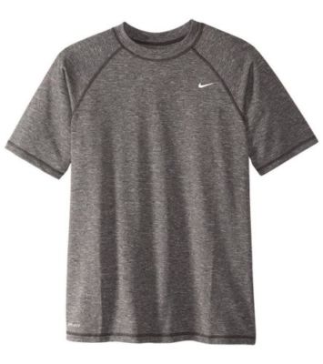nike men's upf 40 short sleeve rashguard swim tee