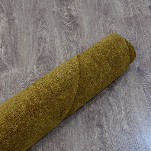 Eco-Friendly Hand Knotted Loom Silk Mix Area Rug Solid Gold BBH Homes BBLSM111 - Picture 64 of 111