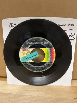 Country 45 Bill Anderson - Get A Little Dirt On Your Hands / Down Came The Rain