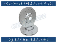 Par de discos de freno delanteros perforados BMW M5 M8 (2017-) FRENO 395x36 mm | 34117991102