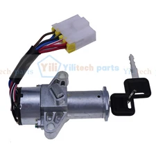 Ignition Switch W/keys Car Lock Cylinder Set 1-79138199-4 For Isuzu 10PE1 6WF1