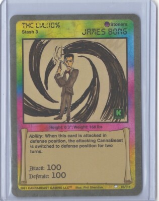 CannaBeast Kickstarter James Bong Card 65/114 Non Holo The Stoned Ages TCG