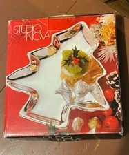 Studio Nova Vintage Christmas Shine Silver Tree-Shaped Candy Dish