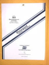 SHOWGARD STAMP MOUNTS  264/181   -  JIMI HENDRIX, ETC