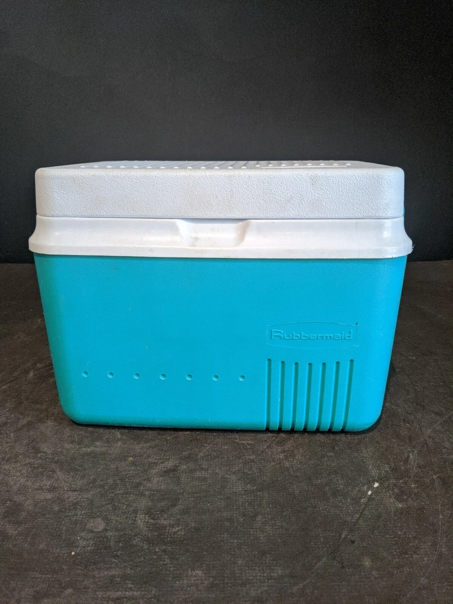 Rubbermaid Cooler Teal Six Pack Ice Chest 5 Qt Model 2905 Made in USA
