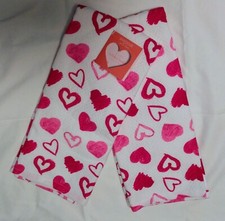 Envogue With Love Heart Set Of 2 Kitchen Towels 100 Cotton
