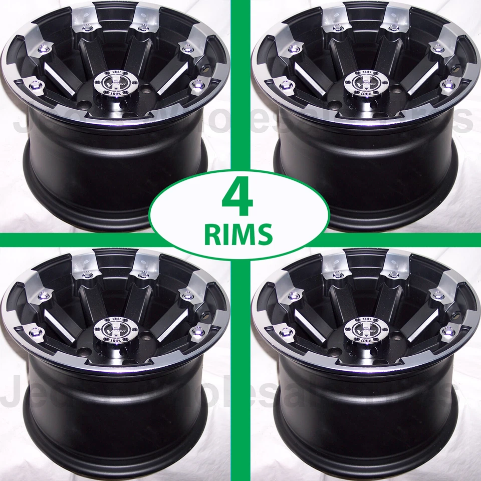 4) 12" Rims Wheel some John Deere GATOR XUV UTV ATV 12x8 5/4.5 Type 393 Aluminum - Изображение 3 из 4