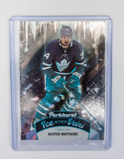 Auston Matthews Ice In Their Veins 2021-22 Parkhurst NHL Hockey #IV-6 Card LEAFS