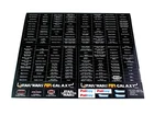 Custom Star Wars Vintage Kenner Carry Case stickers , Lots of colors and extras!