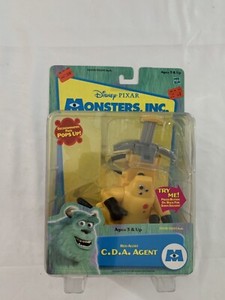 01 Hasbro Disney Monsters Inc Cda Agent Sound Pop Up Action Figure Nrfp New Ebay