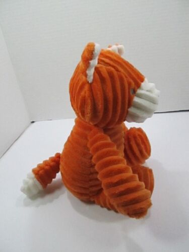 Carters Orange Fox Plush Ribbed 12" Corduroy Stuffed Animal Toy Baby Lovey - Picture 5 of 7