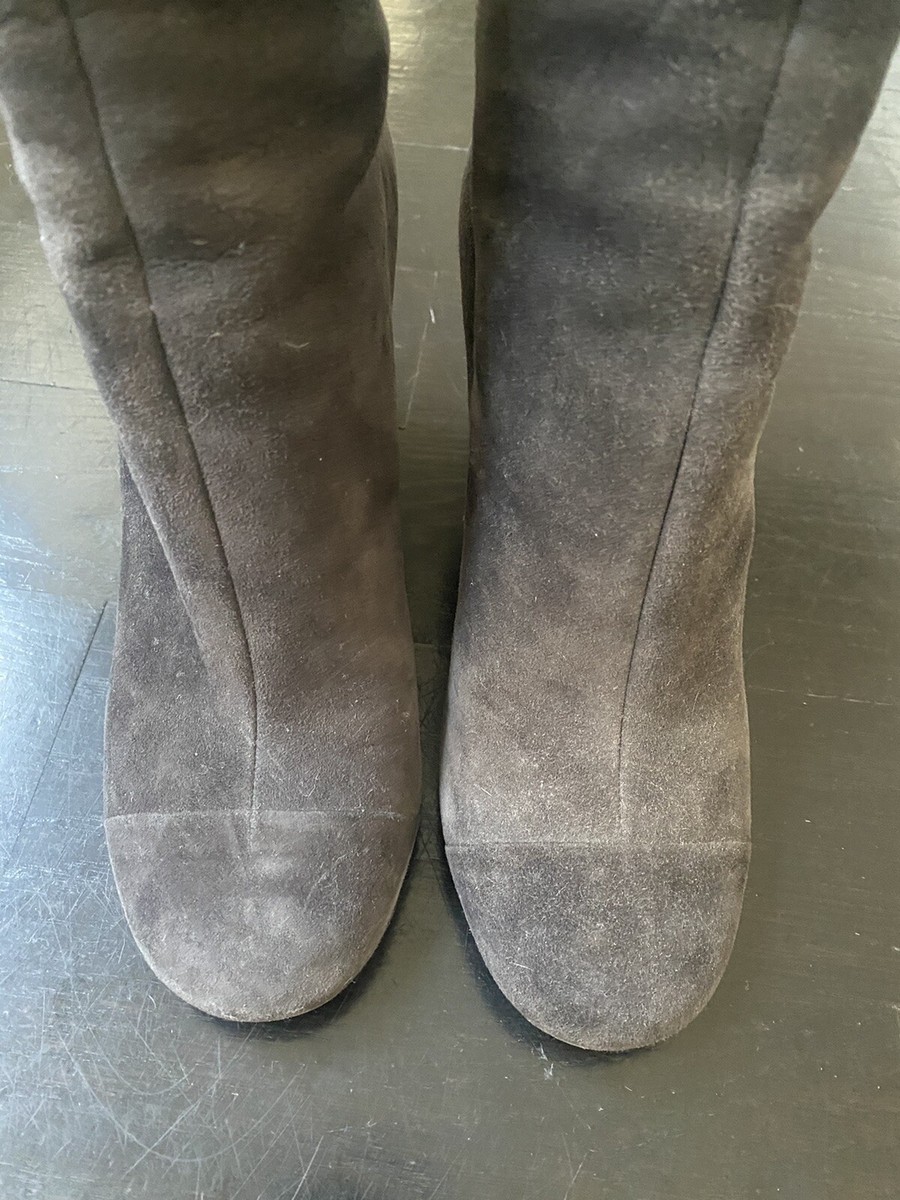 Isabel Marant Gray suede Boots size 38 | eBay