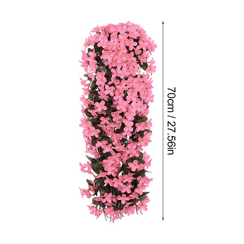 Vivids künstliche hängende Orchidee Bündel hängende Blumen künstliche violette Blume - Bild 19 von 27
