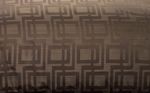 Royal Hotel Janet Jacquard 7 PC Duvet Cover 100% Luxury Brown Geometric Bedding