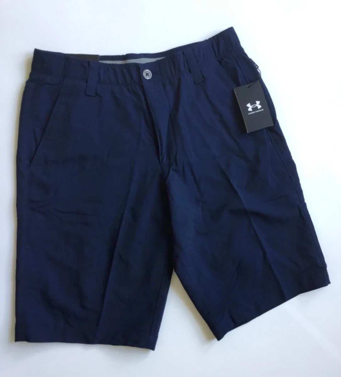 Under Armour Men s 11 UA Match Play Golf Shorts 1253487 Dark Blue 409 Size 30