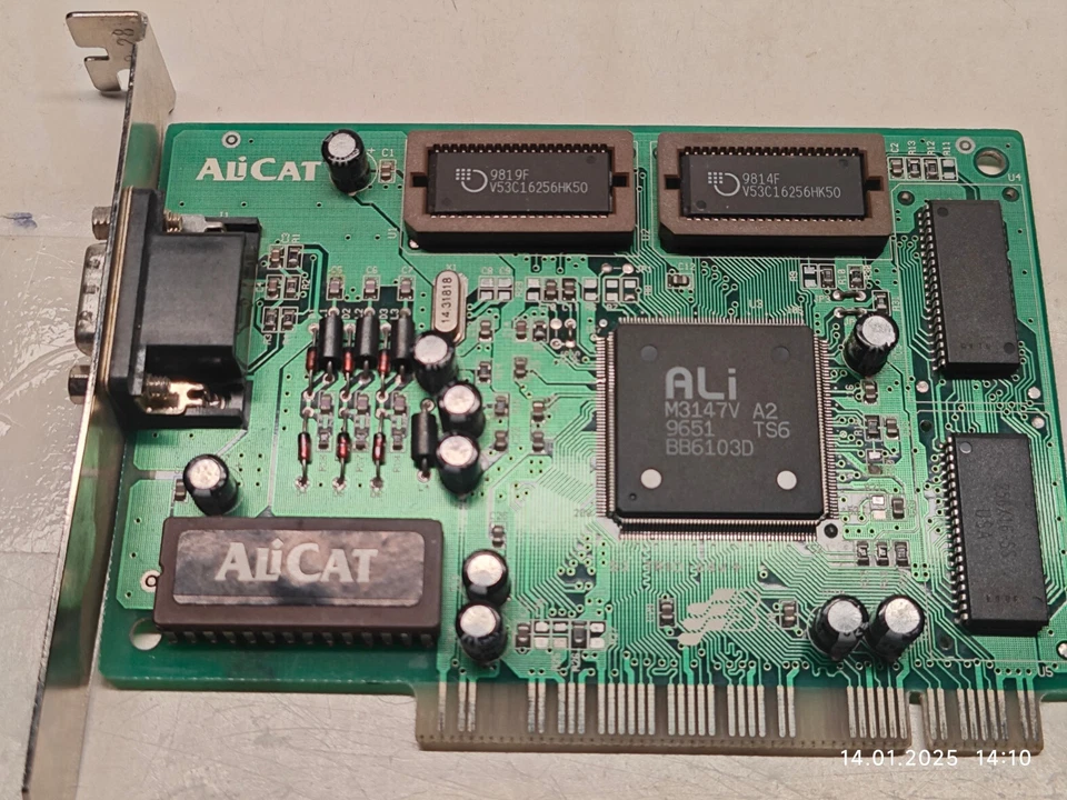 1996 Rare PCI VGA Card ALiCat ALi M3147V A2 with 2 MB for Retrogaming - Image 2 of 4