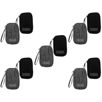  5 Pack Mini-Digitaltasche Reisetasche Organizer Elektronik Reiseetui