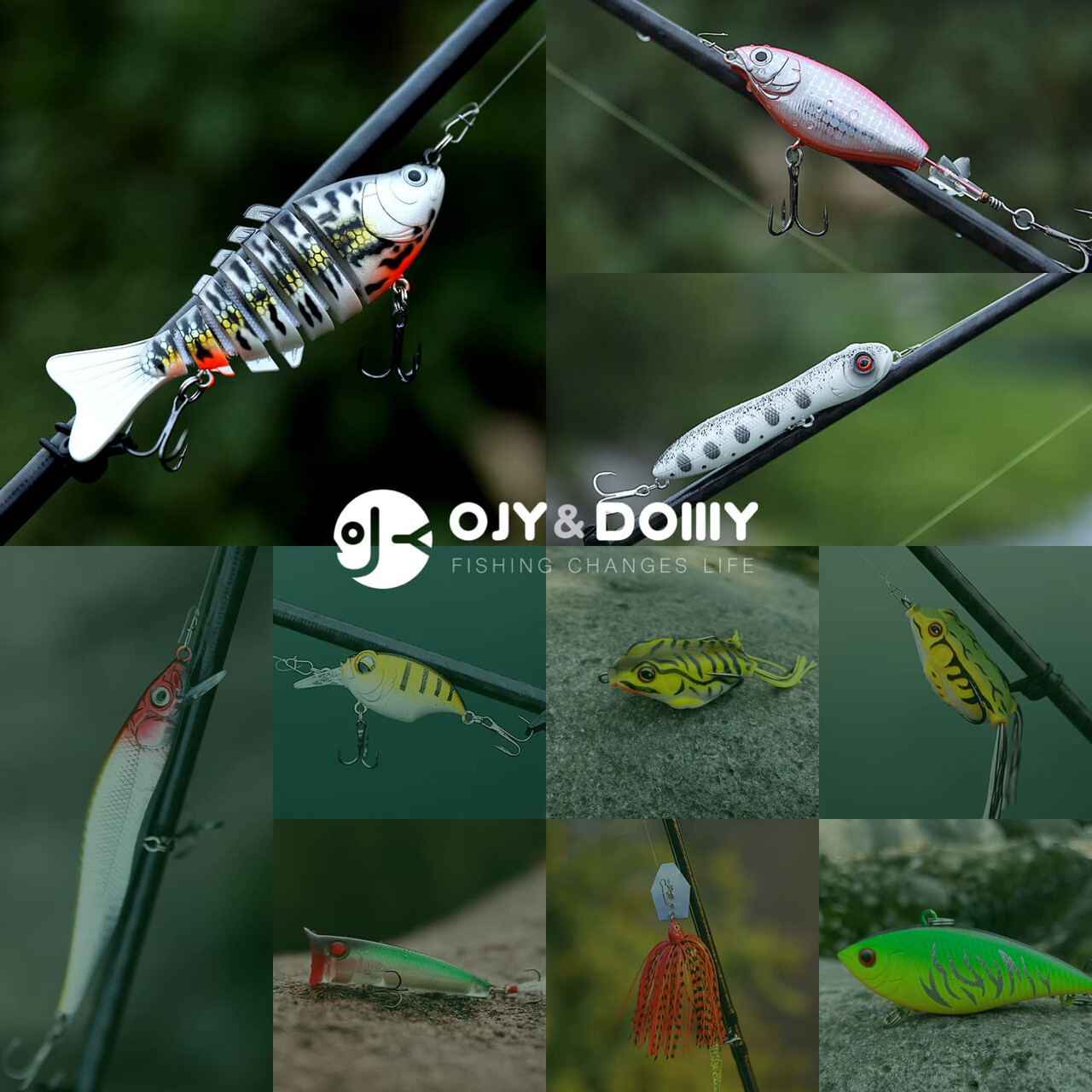 OJYDOIIIY Bass Fishing Lures Kit for Freshwater with Animated Swimbait,Topwater  - Image 7